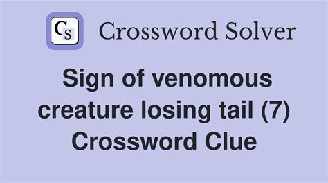 blame having lost tail Crossword Clue Wordplays.com