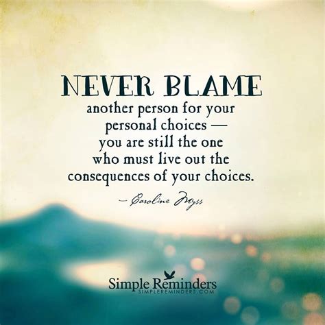 Blame Quotes