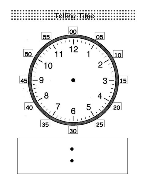 Blank Clock Face Worksheets To Print 101 Activity Blank Digital Clock Face - Blank Digital Clock Face