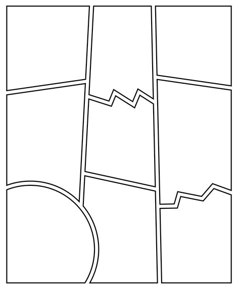 Blank Comic Book A How To Series Level 2 Brighter