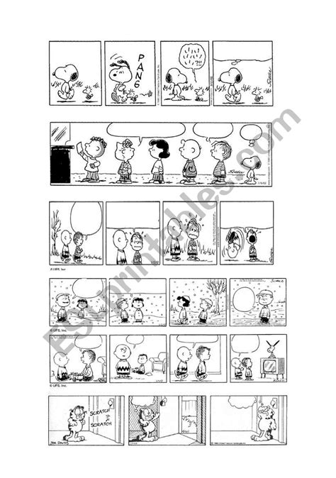 Blank Comic Strips Esl