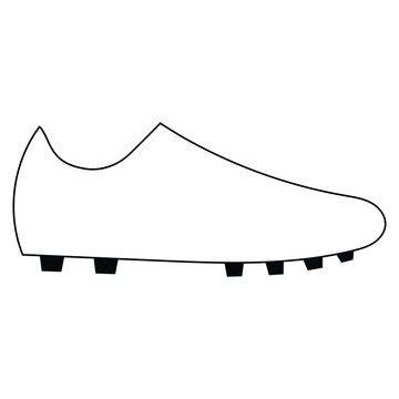 blank football boot template