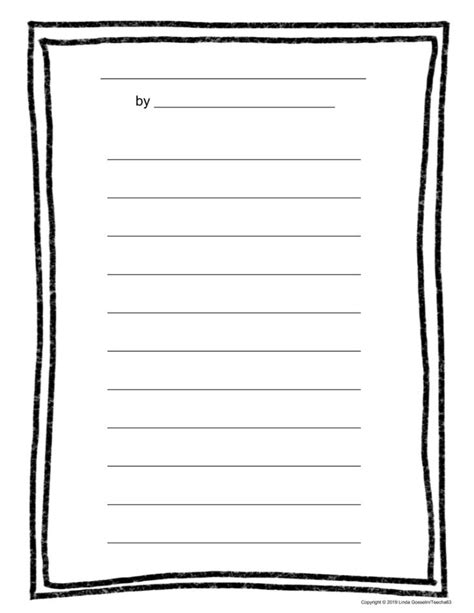 Blank Poetry Lined Paper