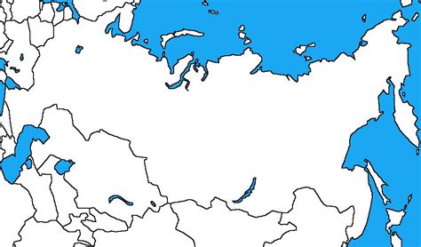Blank Russia Map