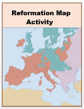Blank World Map Protestant Reformation