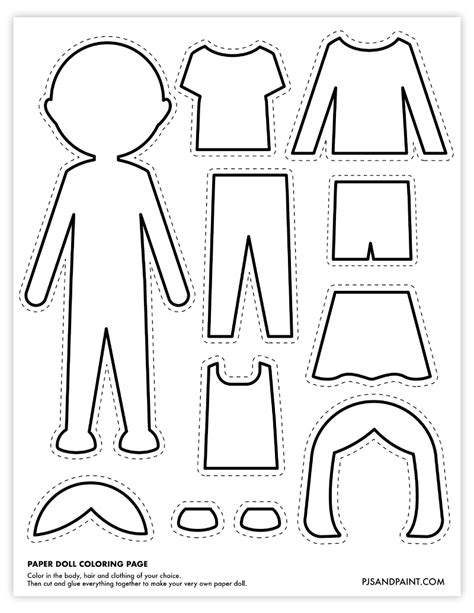 Read Blank Paper Dolls To Print 