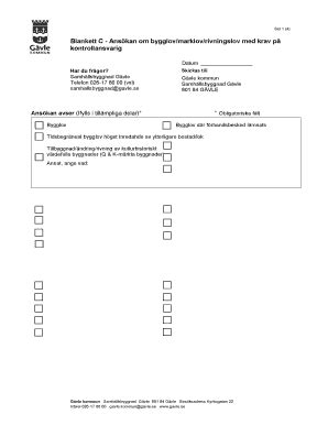blankett kontrollansvarig