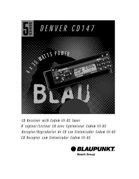 Full Download Blaupunkt Denver User Guide 