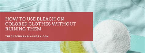 bleach for colored clothes