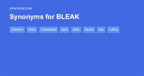 Bleak Synonym