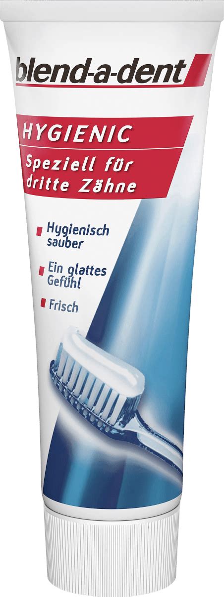 blend-a-dent Zahnpasta Hygienic speziell für Zahnersatz, 75 ml