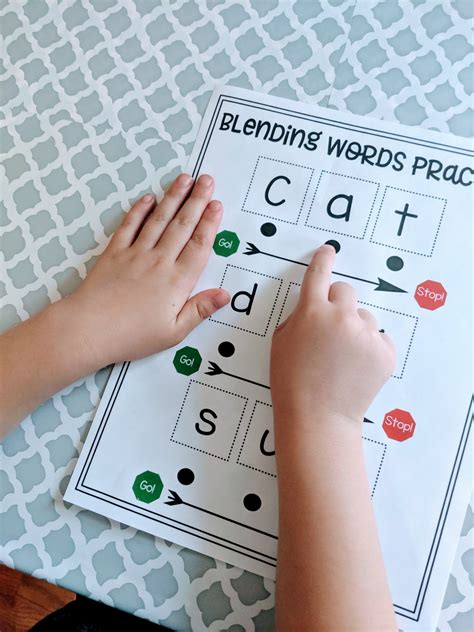 Blending Sounds Teaching Tips Free Printable Literacy Learn Letter Blends Worksheet - Letter Blends Worksheet