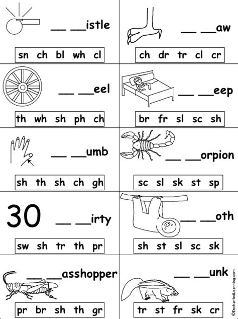 Blends Digraphs Trigraphs And Other Letter Combinations Letter Blends Worksheet - Letter Blends Worksheet