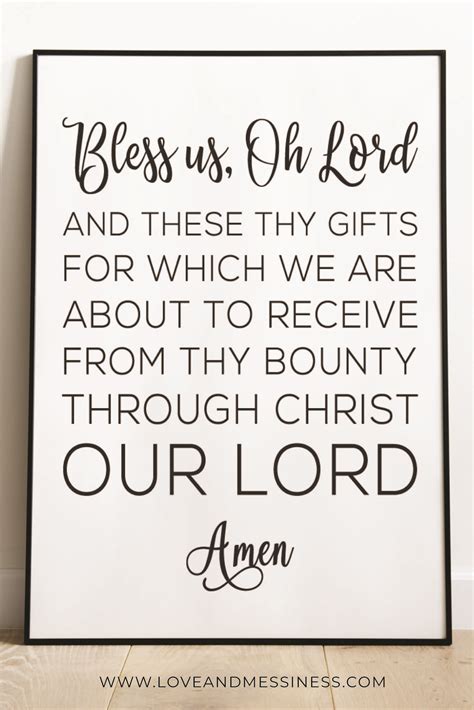 Bless Us Oh Lord