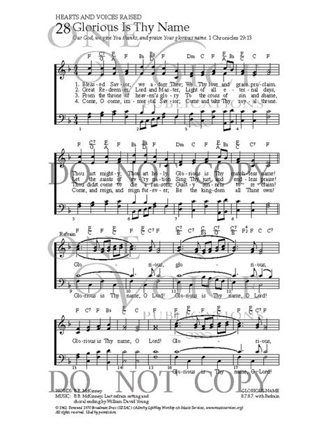 Blessed Be Thy Name Chords