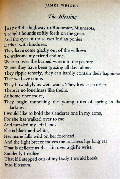 blessing james wright poem figurative language