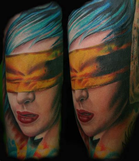 Blindfold tattoos