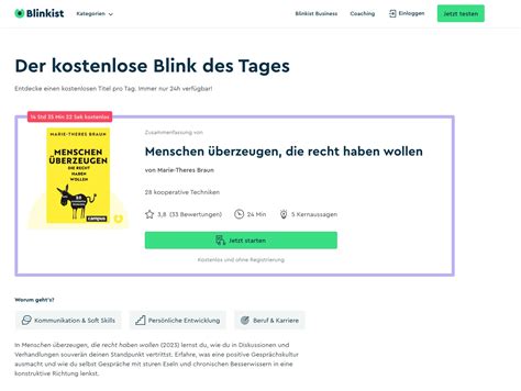 Blink Des Tages
