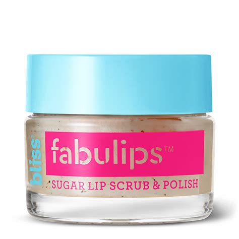 bliss fabulips sugar lip scrub