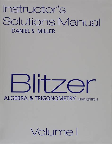 Full Download Blitzer Third Edition 