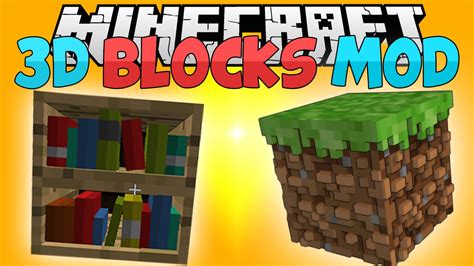 Bloc Minecraft 3d   Better 3d Blocks Files Minecraft Resource Packs Curseforge - Bloc Minecraft 3d