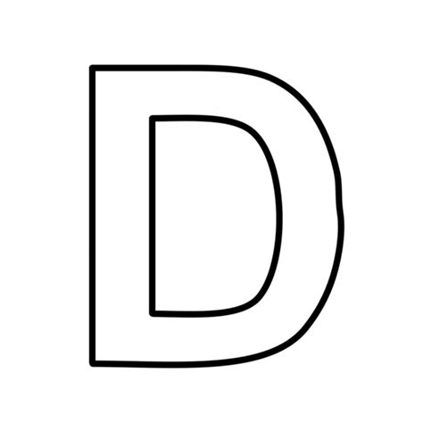 block letter d
