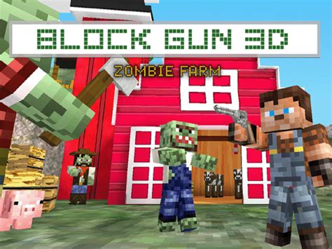 Block Gun 3D Zombie Farm v1 0 Android Game Full Apk Free Download