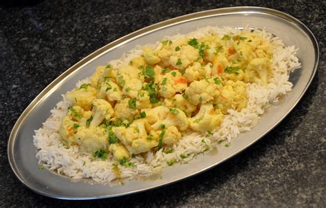 bloemkool curry kokosmelk