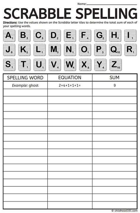Blog Super Teacher Worksheets 7 Scrabble Spelling Worksheet - Scrabble Spelling Worksheet
