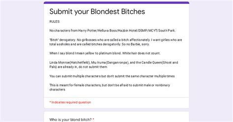 blondest bitches