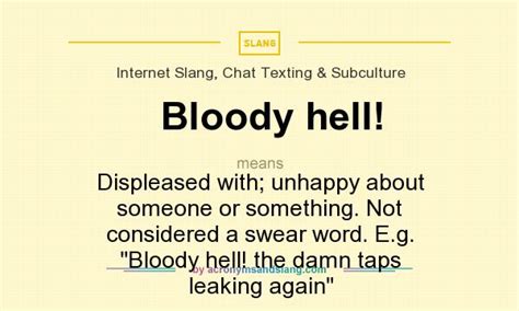 Bloody Hell Meaning