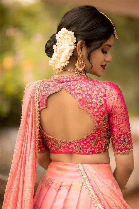 blouse back neck designs images