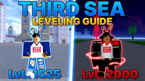 The ULTIMATE Third Sea Guide In Blox Fruits! (1525 - 2450) 