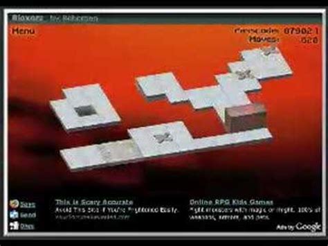 Bloxorz Level 32 Walkthrough