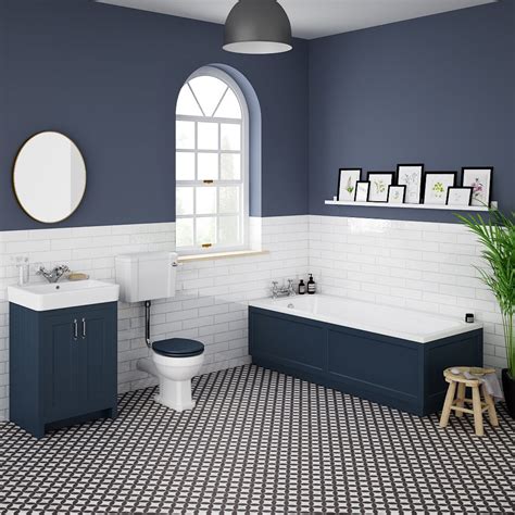 Blue Bathroom Suite
