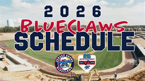 Blue Claws Schedule