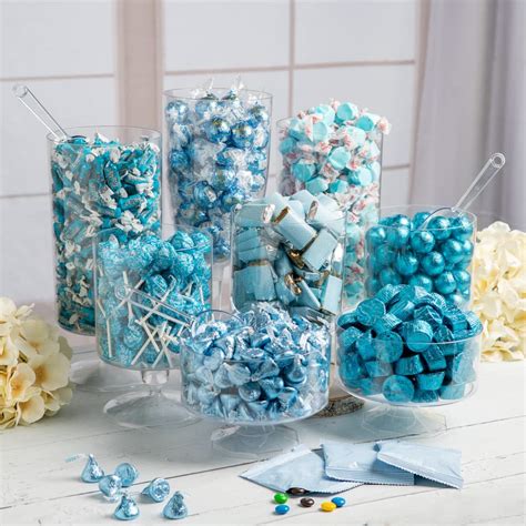 blue colored candy