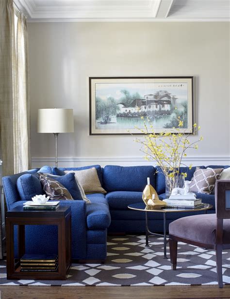 Blue Couch Living Room Ideas 10 Ways To Interior Design Blue Couch - Interior Design Blue Couch