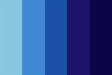 Blue Hour Color Palette Color Biru - Color Biru