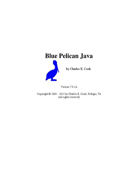 Blue Pelican Java Count Em Right Key