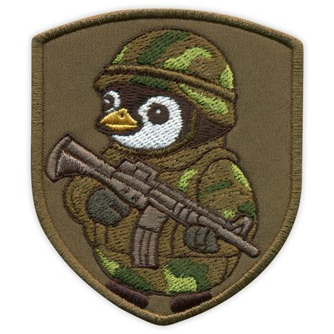 Blue Penguin Military Patch