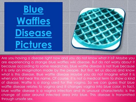 Blue Waffles Std
