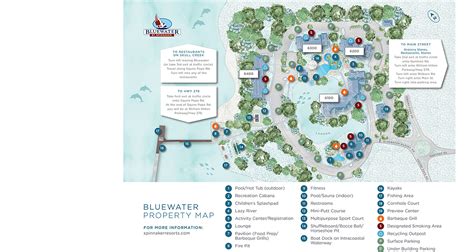 Blue Water Map