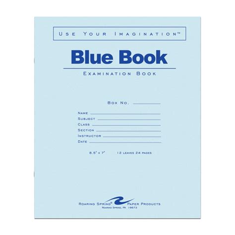 Read Blue Book Paper 