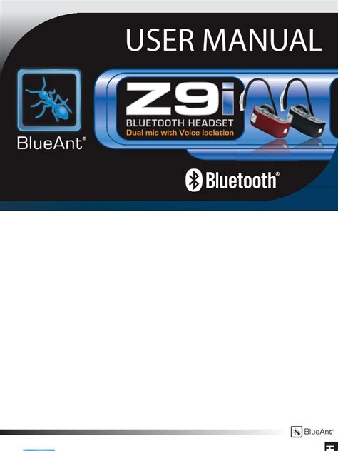Full Download Blueant Z9I User Guide 