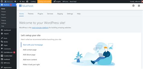Bluehost Wordpress Walkthrough
