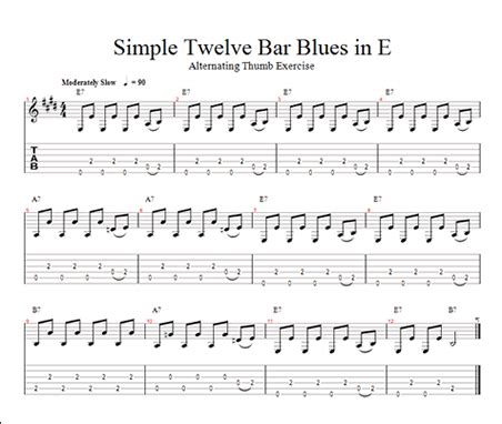 blues guitar tabs