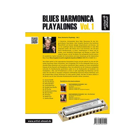 blues harmonica playalongs vol 1 incl audio cd en