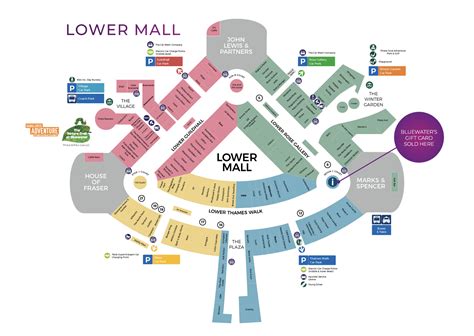 Bluewater Mall Map