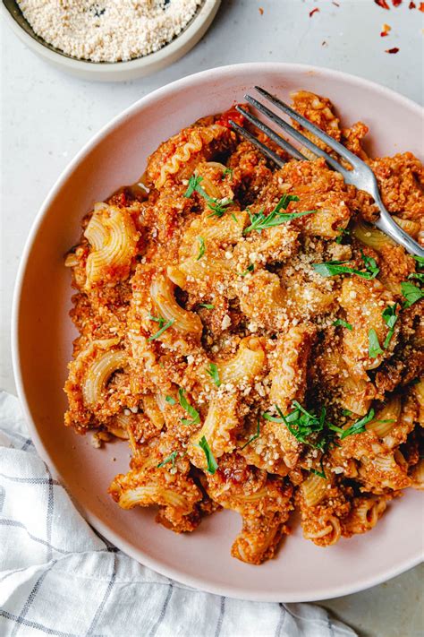 blumenkohl champignon bolognese